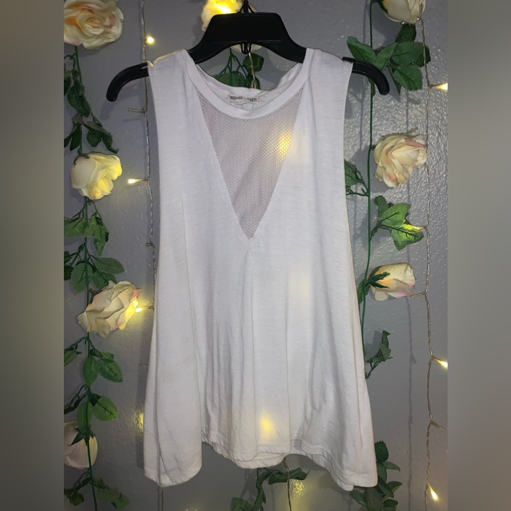 White workout top